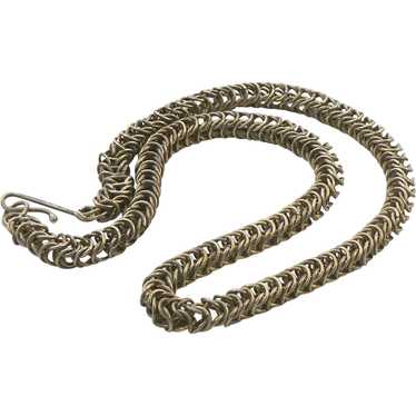 Slinky Snake Chain Necklace Sterling Silver