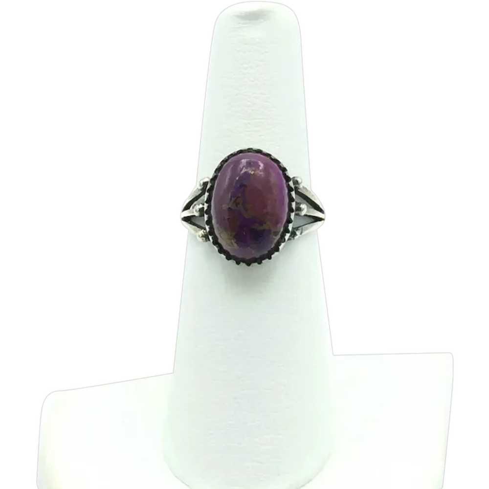 Mojave Purple Turquoise Ring - Sterling Silver - image 1