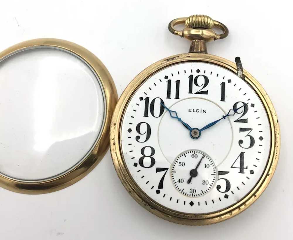 Elgin 'Father Time' GF Pocket Watch - image 3