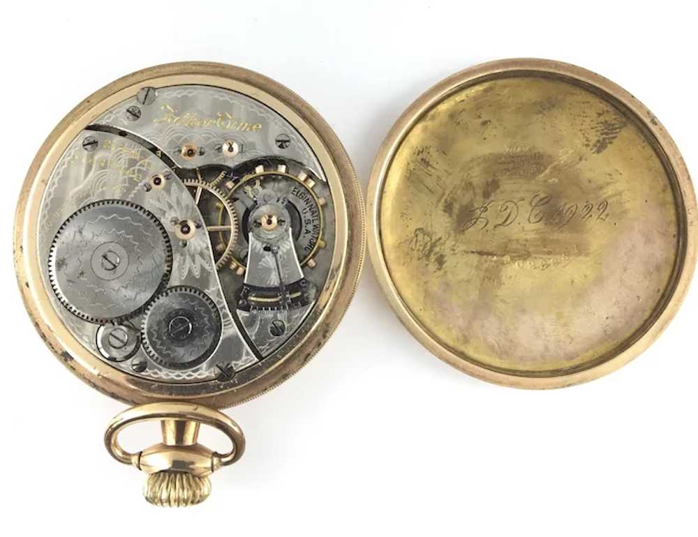 Elgin 'Father Time' GF Pocket Watch - image 4