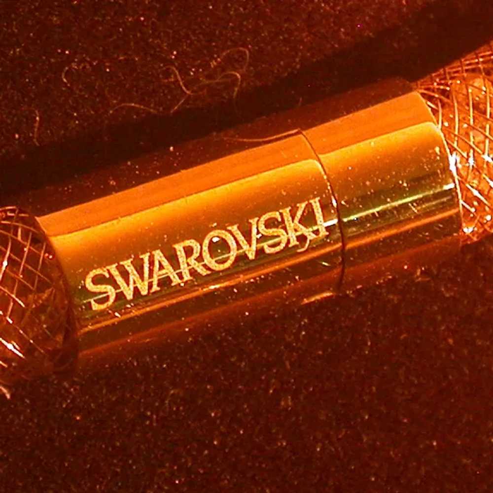 Swarovski Golden Stardust Crystals, Mesh Necklace - image 9