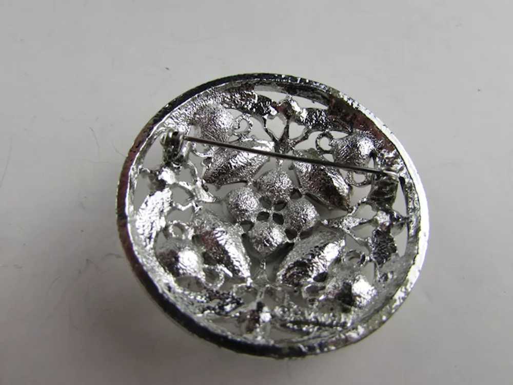 Vintage Sarah Coventry Mid-Century Silver Tone Br… - image 7