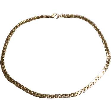 Signed Monet Gold Tone Necklace - image 1