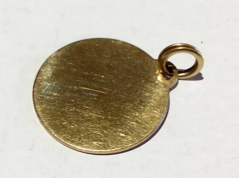 Gold Filled Happy Birthday Charm - image 2