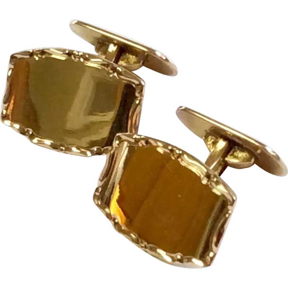 Classic Gold Filled Cufflinks - image 1
