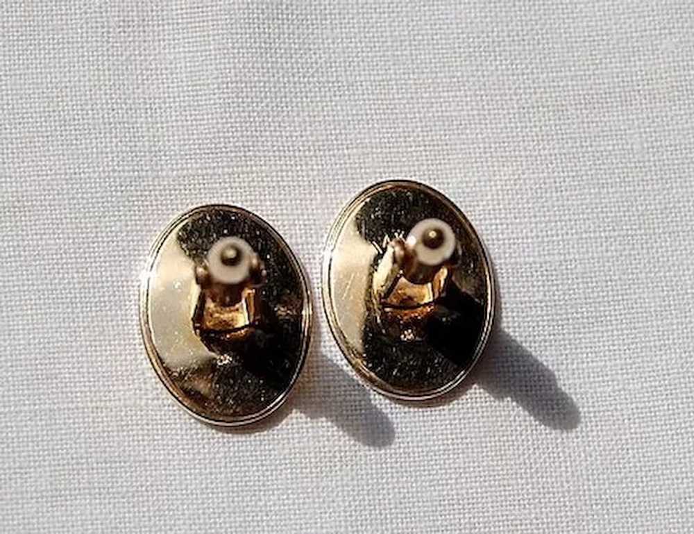 Vintage 14K Gold Filled Cuff Links - image 4