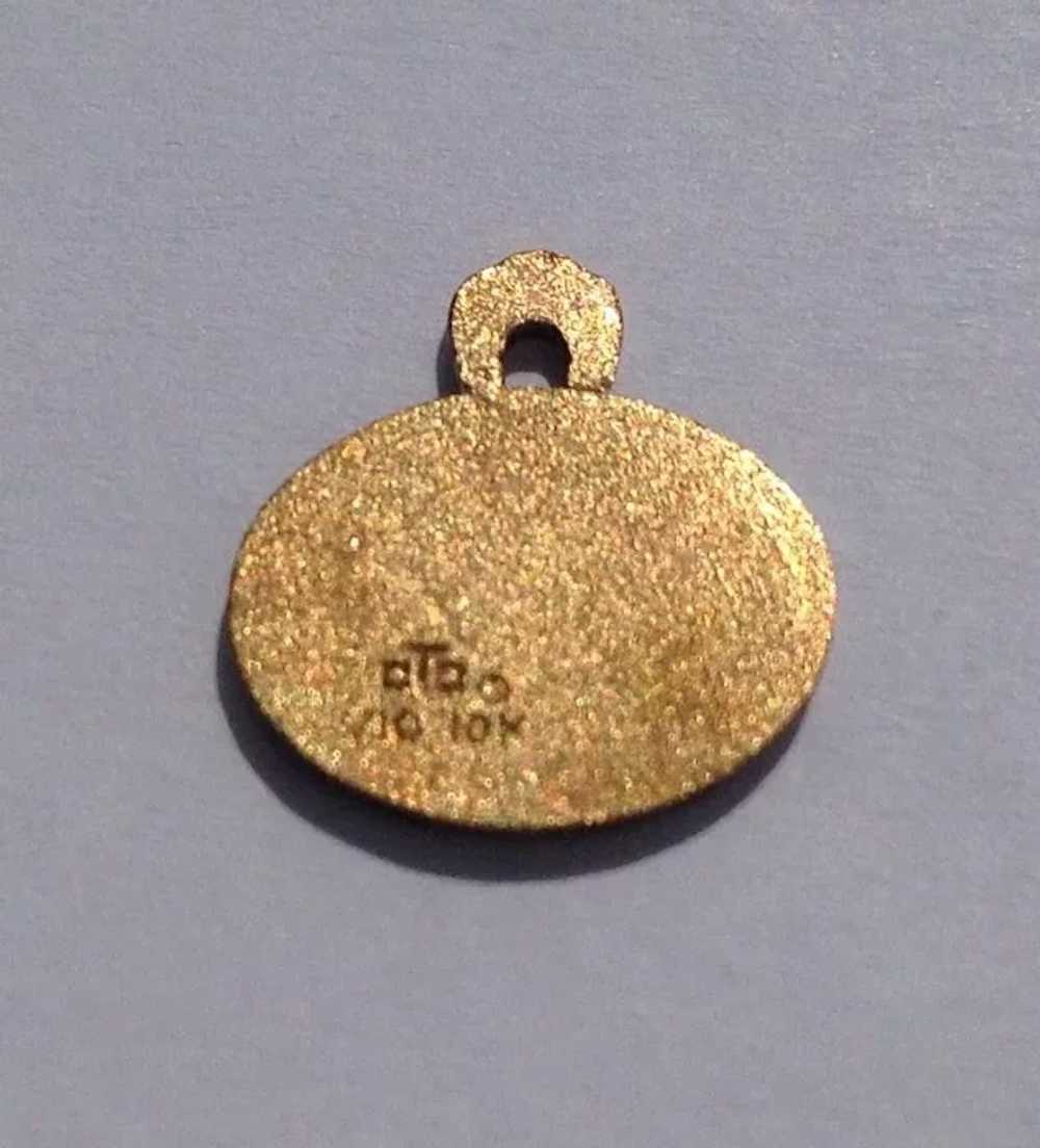 NAS 10 K Gold Filled Charm - image 2