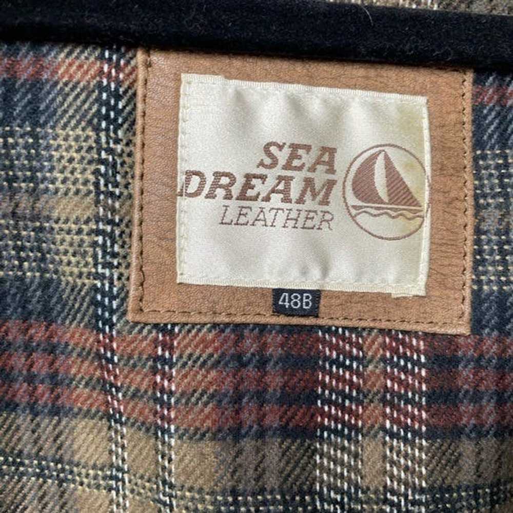 Vintage Vintage Sea Dream Removable Liner Leather… - image 5