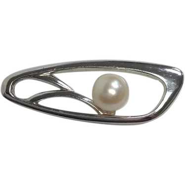 Mikimoto Cultured Pearl Tie Pin