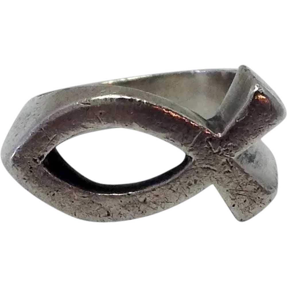 James Avery Ichthus Ring Retired - image 1