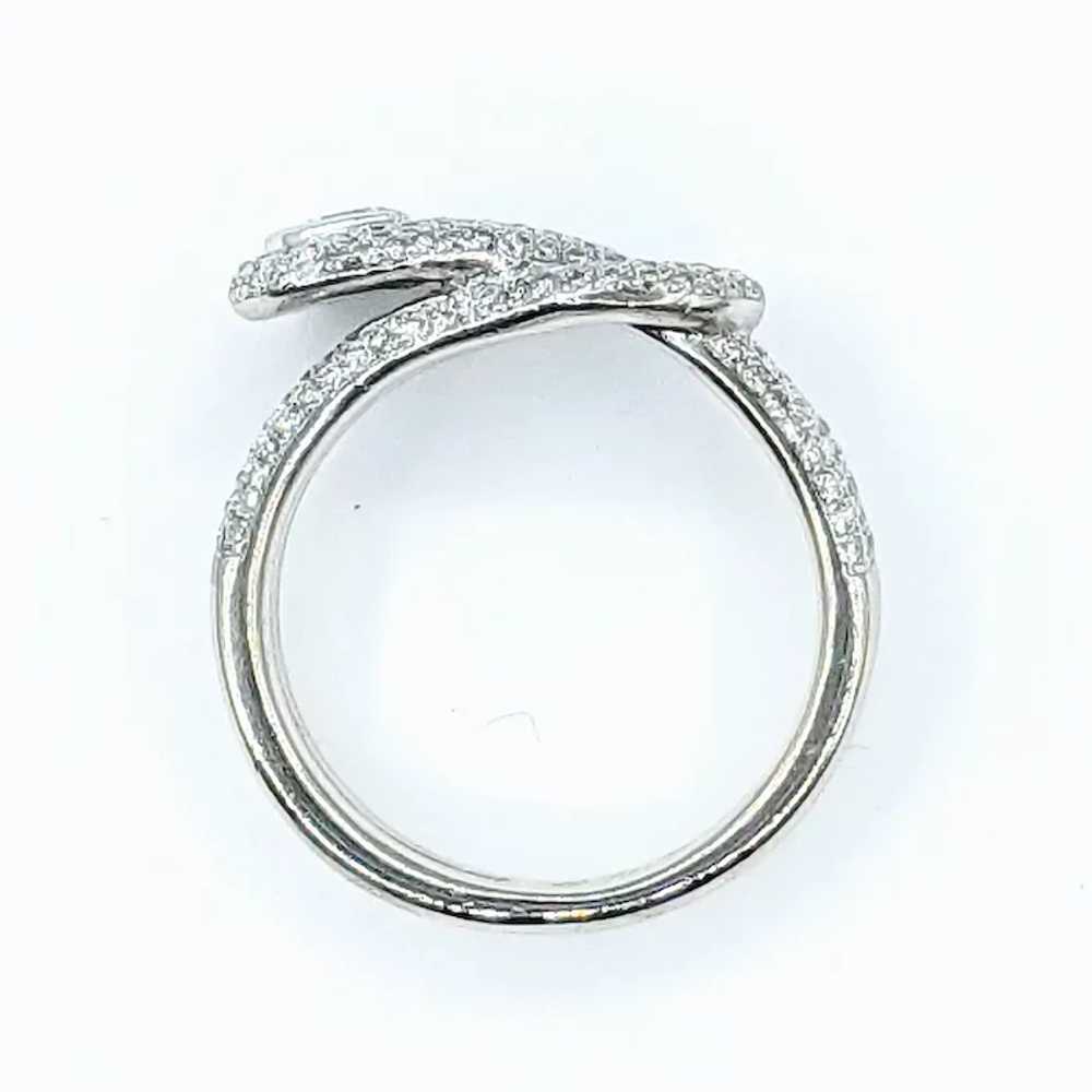 Unique & Contemporary Diamond "Knot" Ring - image 7