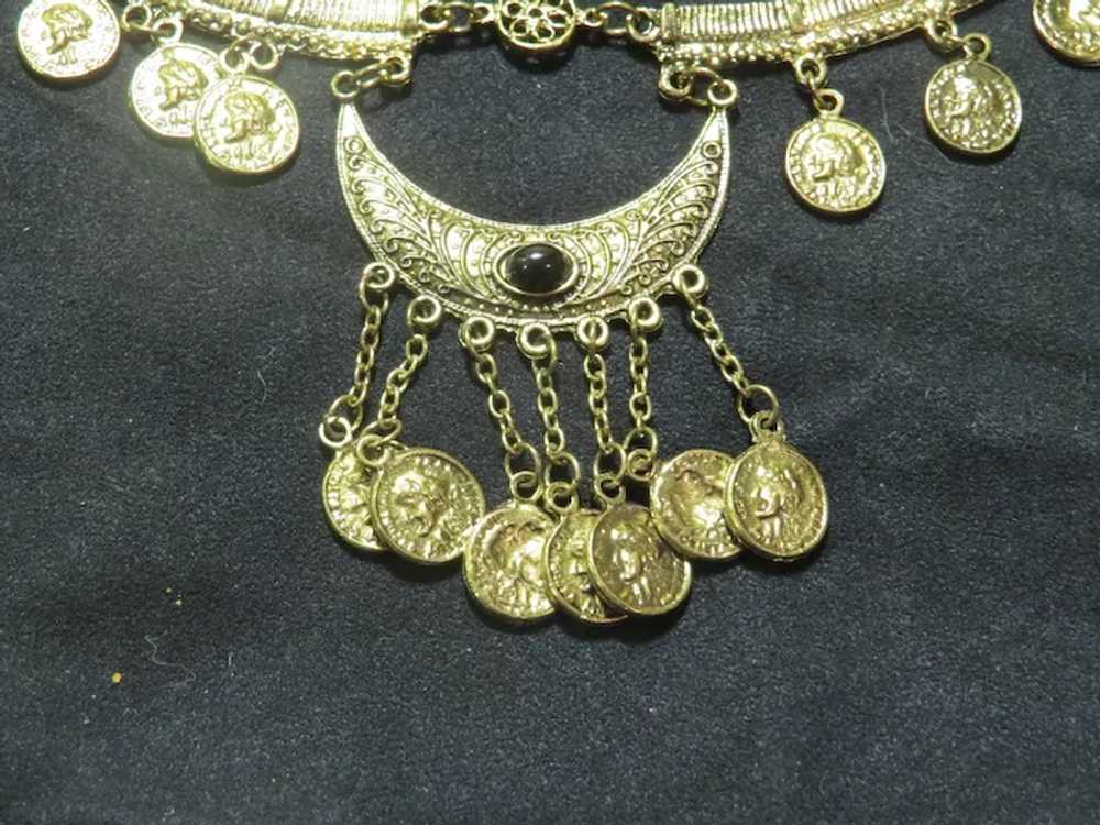 Crescent and Coin Necklace - Free shipping - br - image 2