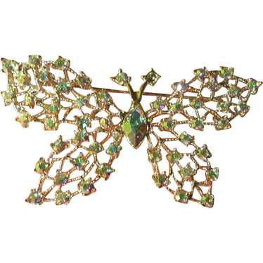 Illusive Butterfly Aurora Borealis Pin - Free shi… - image 1