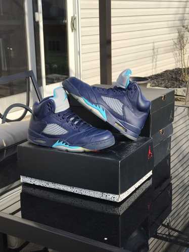 Jordan 5 pre sales grape on feet