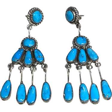 Zuni Turquoise Earrings - image 1