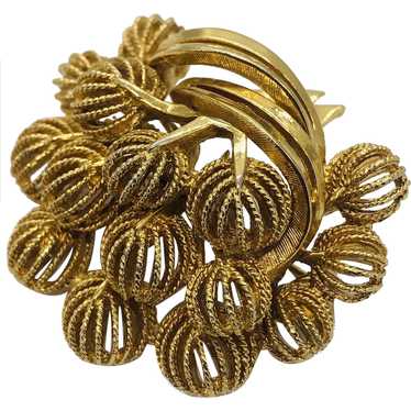 Vintage Coro Craft  Goldtone Brooch