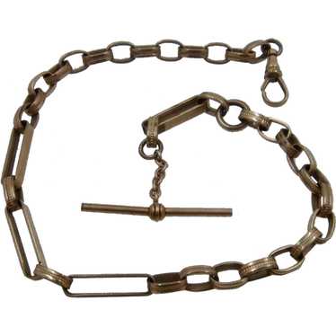 Late 1800s Big Fancy Link GF Watch Chain