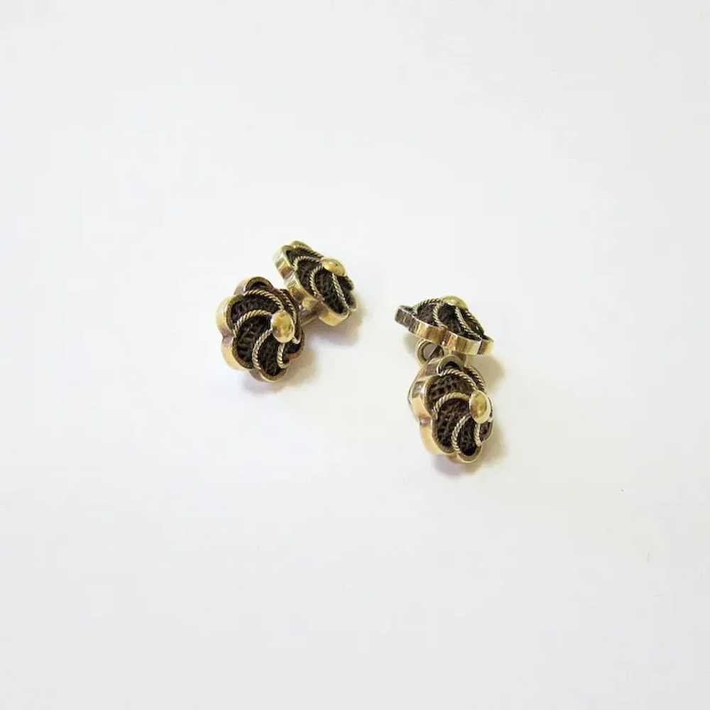 Rare Victorian 14k Yellow Gold Remembrance Mourni… - image 4