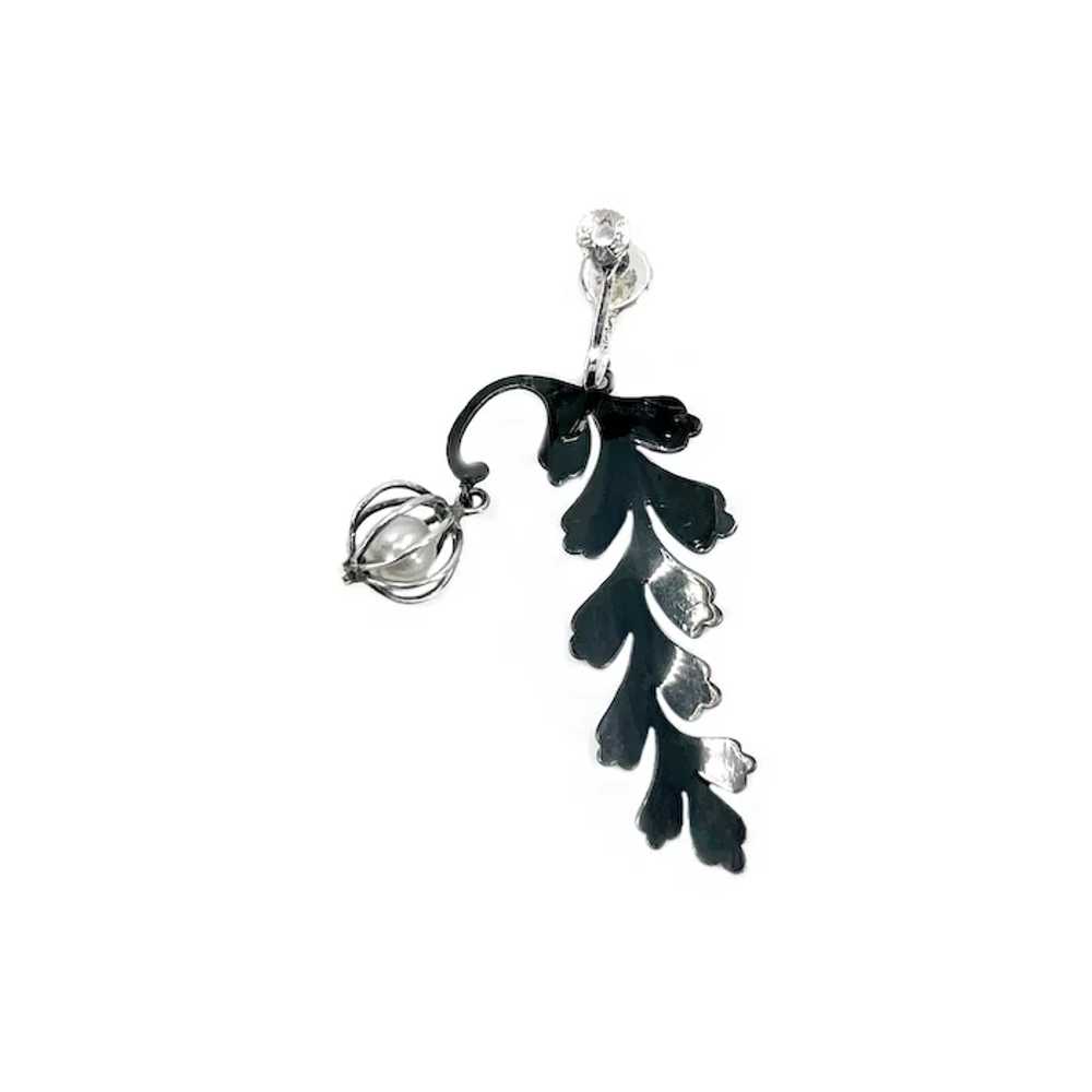 Wisteria Black Rhodium Akoya Saltwater Cultured P… - image 3