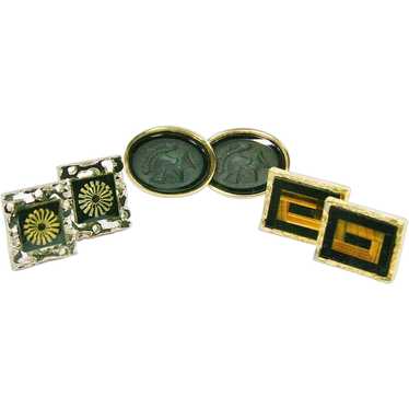 3 Pairs of Cufflinks or Cuff Links - image 1