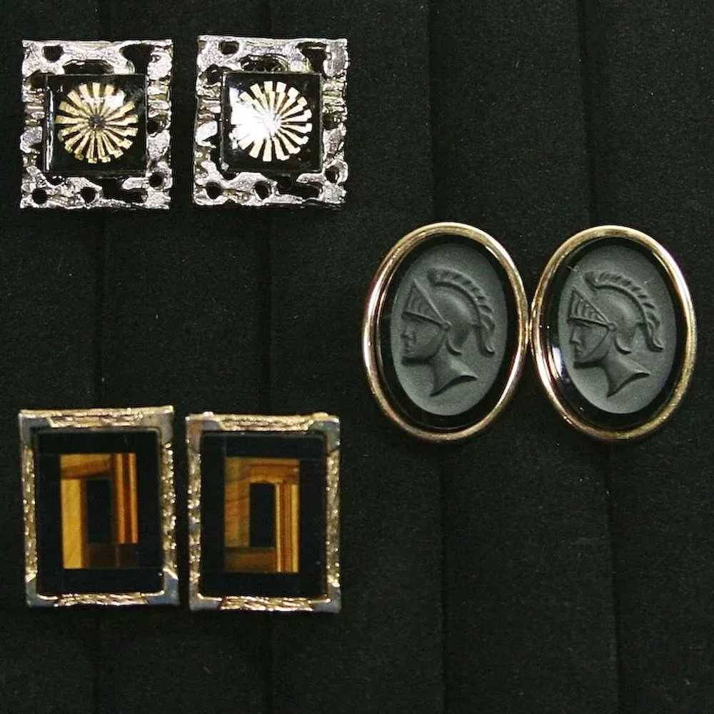 3 Pairs of Cufflinks or Cuff Links - image 2