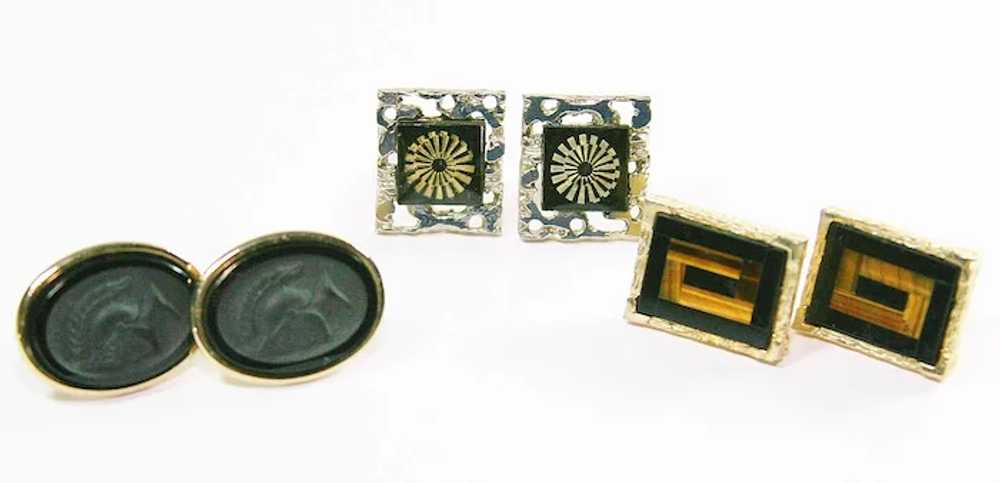 3 Pairs of Cufflinks or Cuff Links - image 9