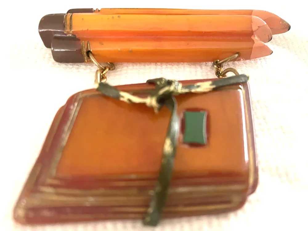 Whimsical 1930s Bakelite Pencils and Schoolbook S… - image 3