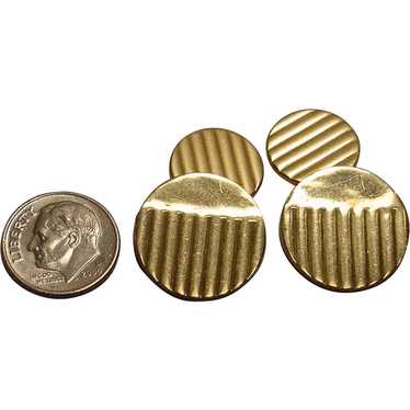 Antique 14k Gold Cuff Links Signed Avedon