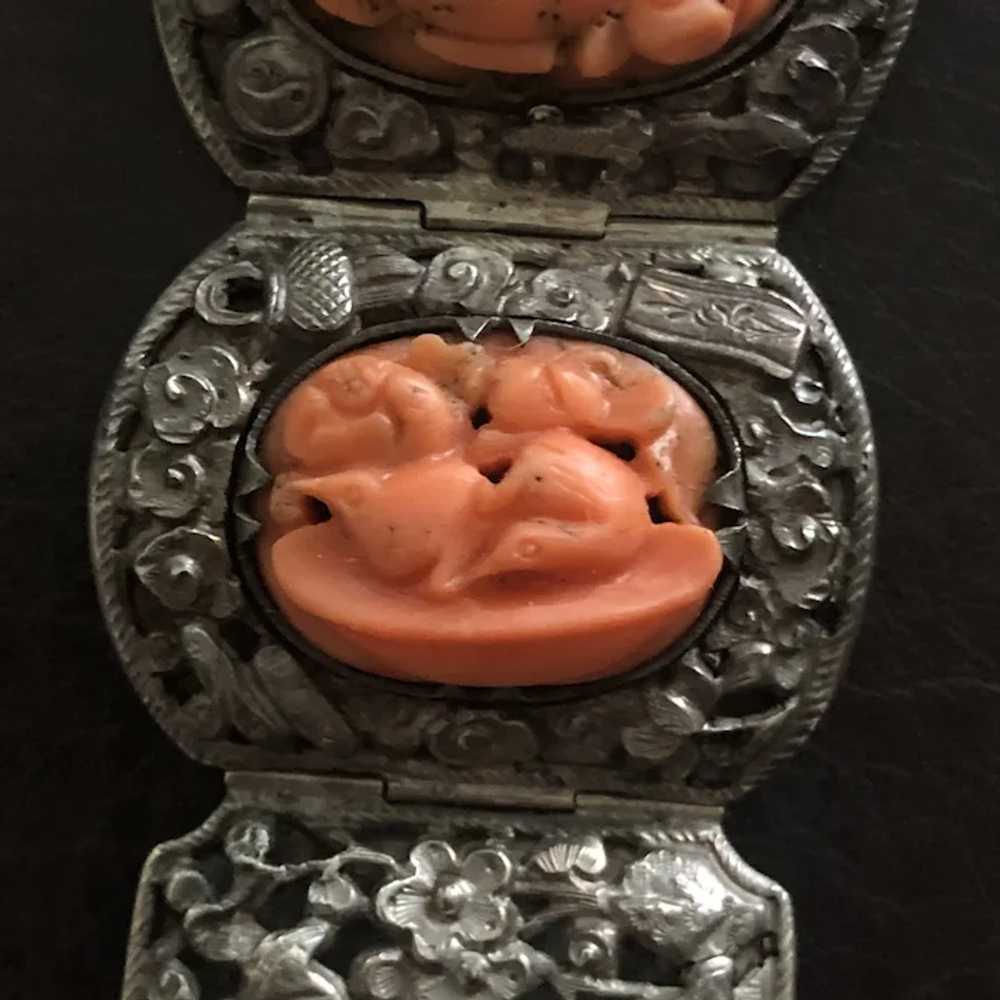 Fabulous Antique Chinese Sterling Silver with Han… - image 11