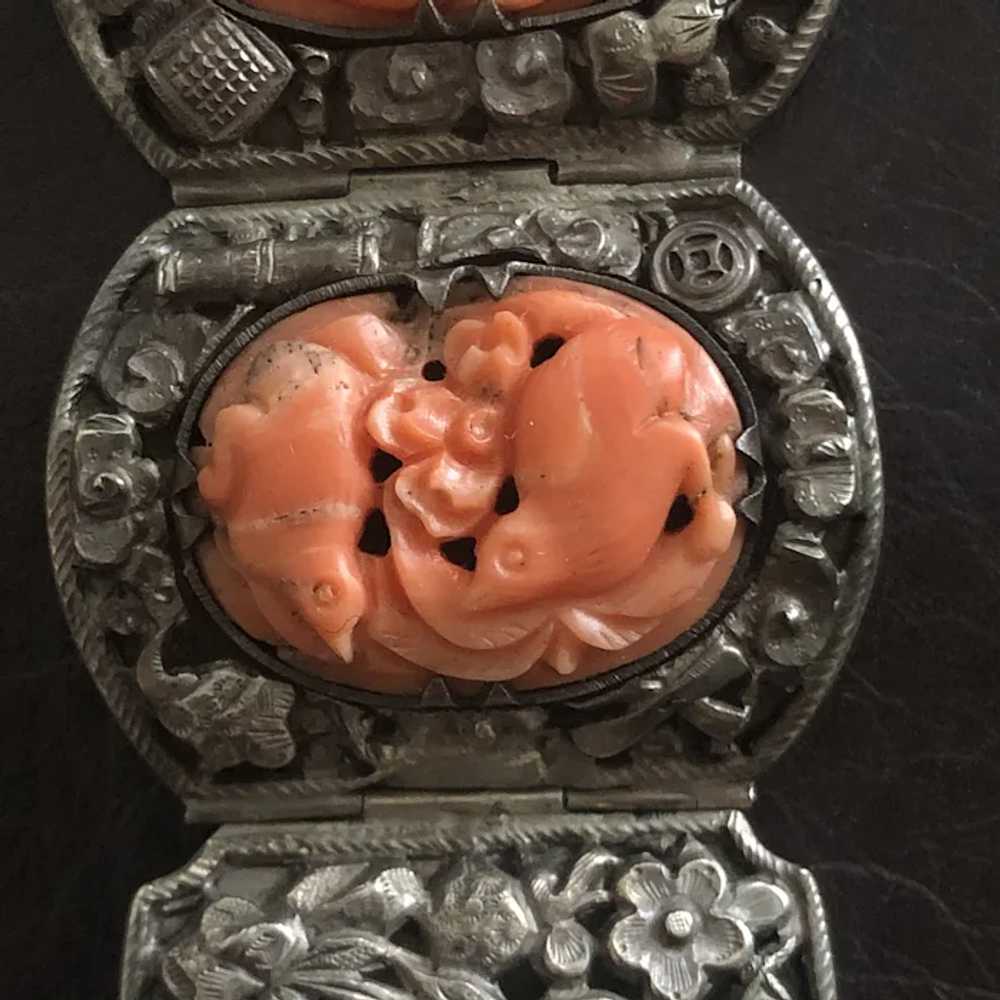 Fabulous Antique Chinese Sterling Silver with Han… - image 12