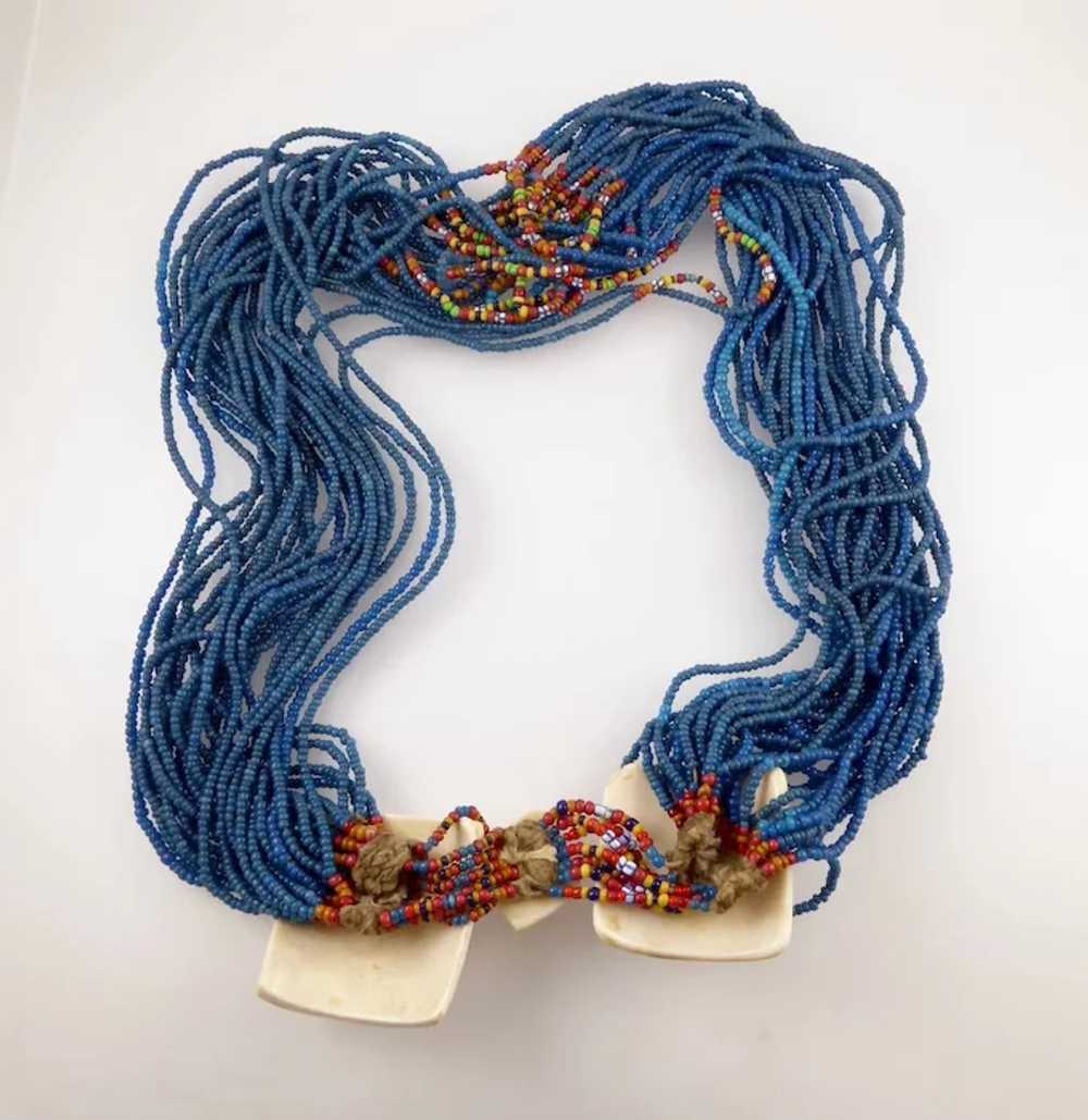 Exceptional Blue Naga Necklace - image 2