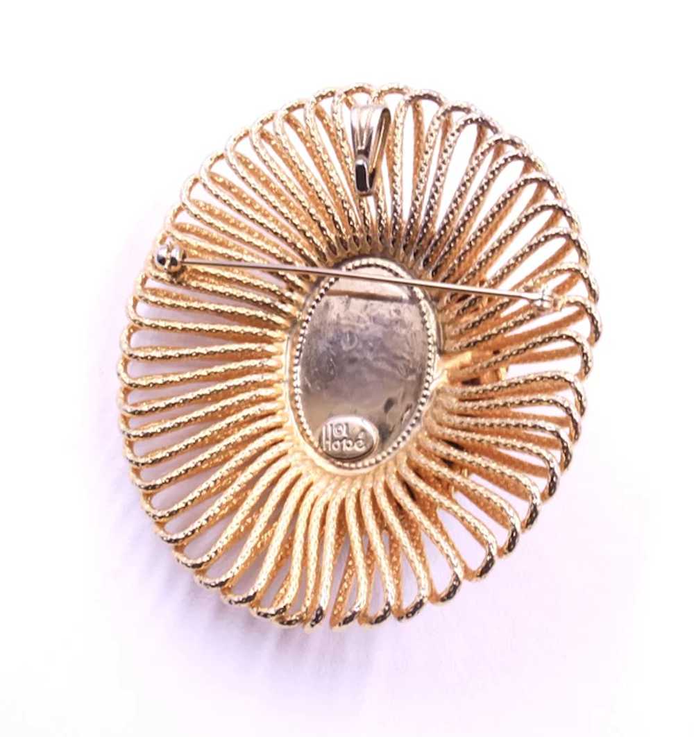 Brooch Pin Necklace Pendant Signed Hobe - image 3
