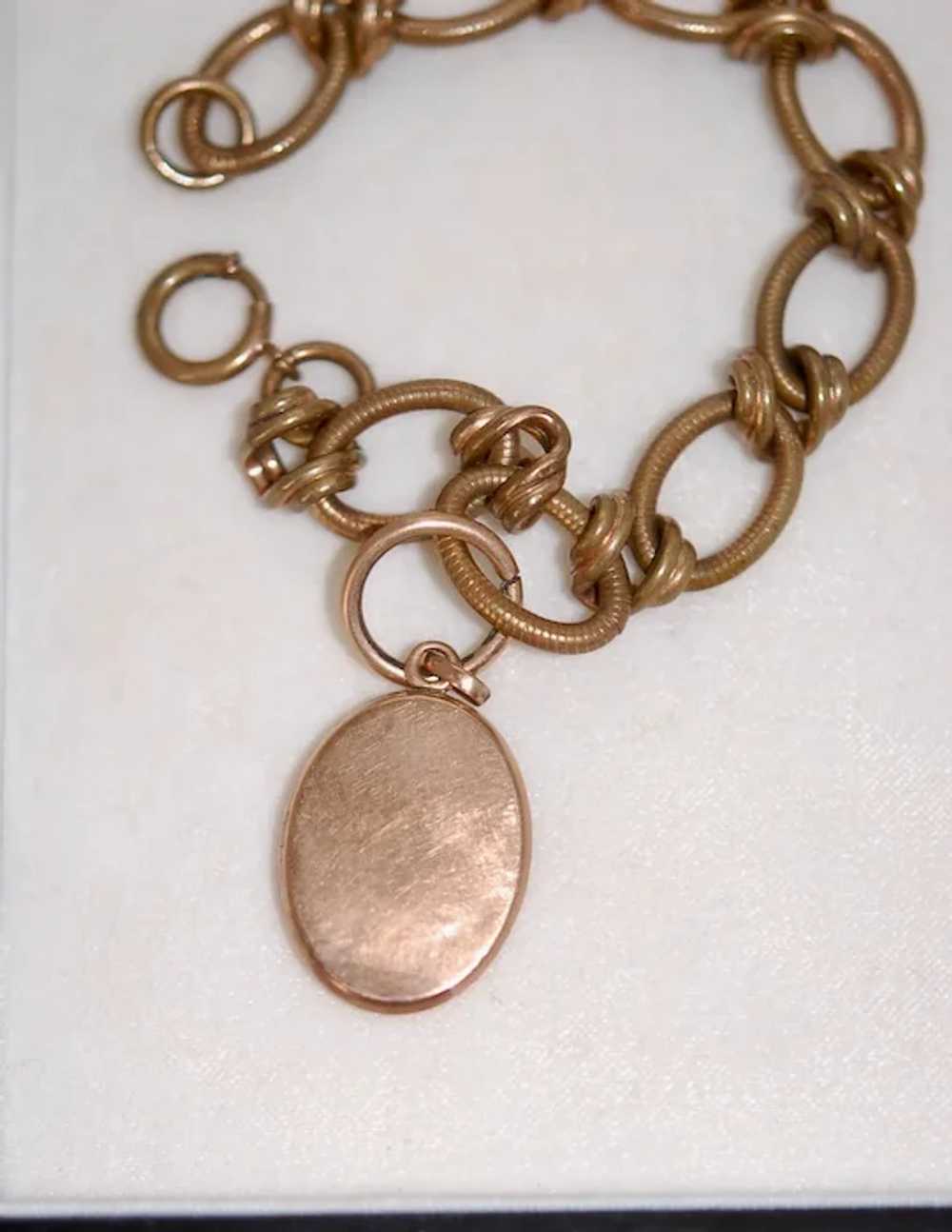 Victorian Locket Charm Bracelet - image 3