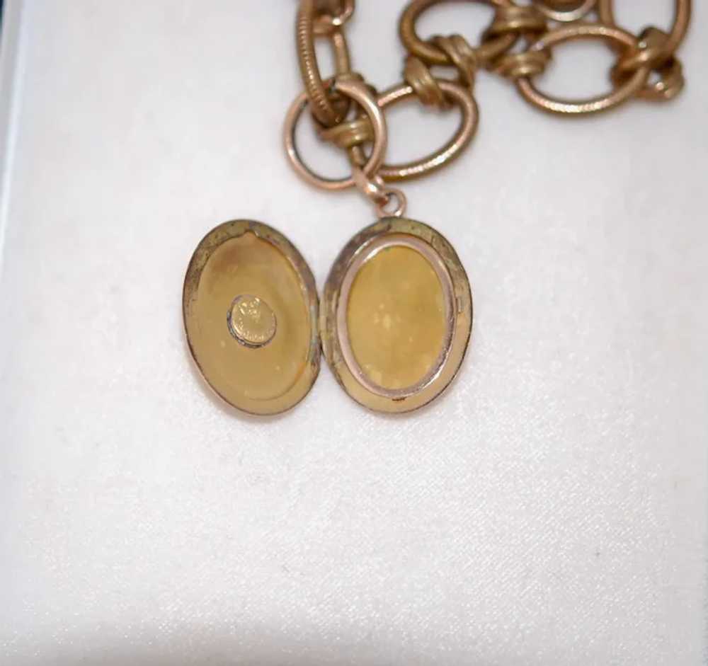Victorian Locket Charm Bracelet - image 4