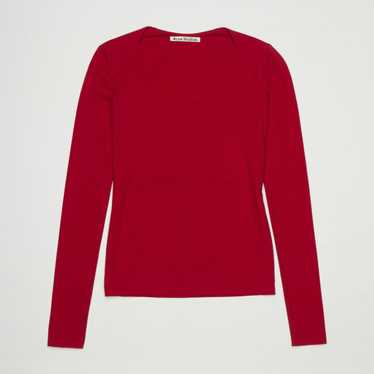 Acne Studios Long sleeve scooped neck Acne top - image 1