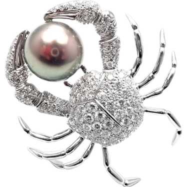 Rare! Authentic Tiffany & Co Platinum Crab 2.70ct… - image 1
