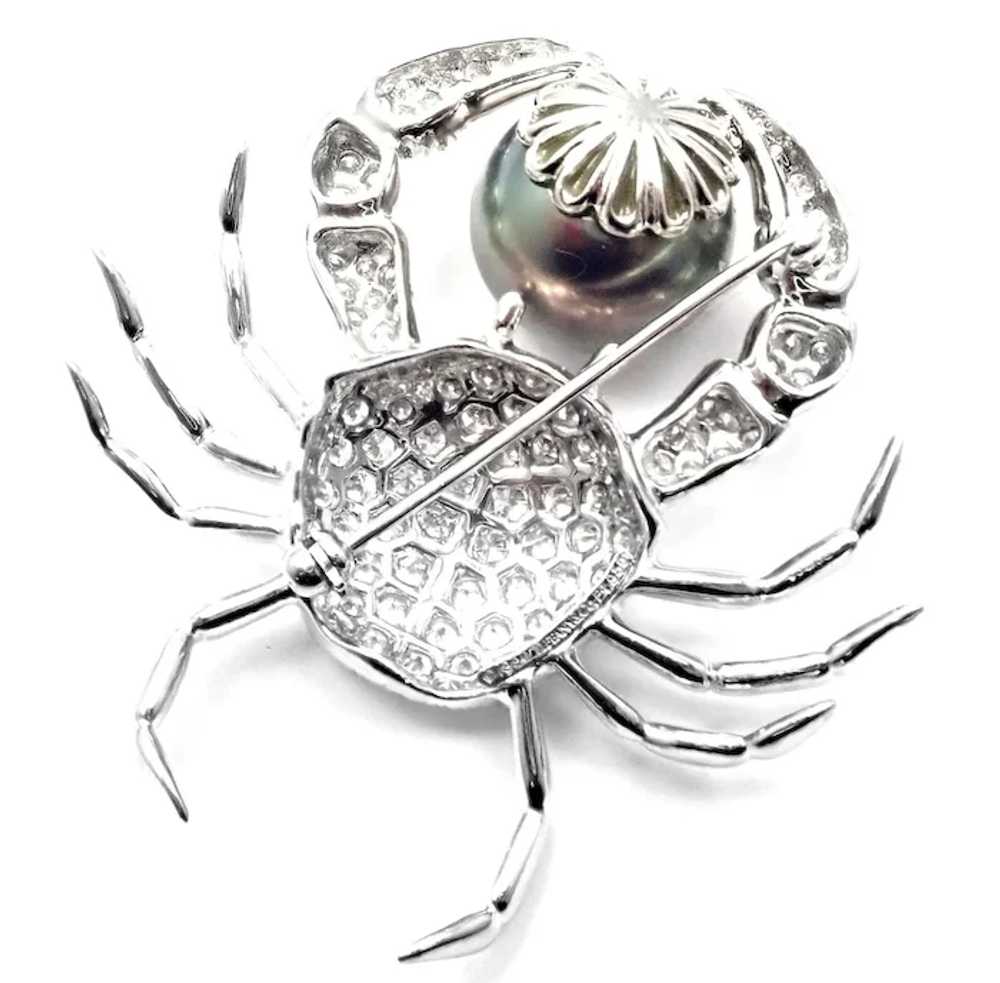 Rare! Authentic Tiffany & Co Platinum Crab 2.70ct… - image 4