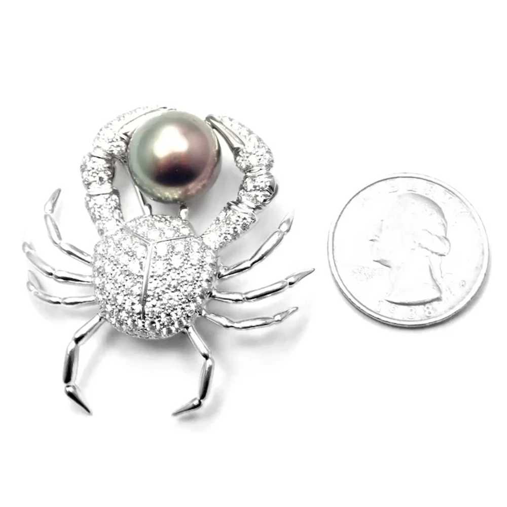 Rare! Authentic Tiffany & Co Platinum Crab 2.70ct… - image 7