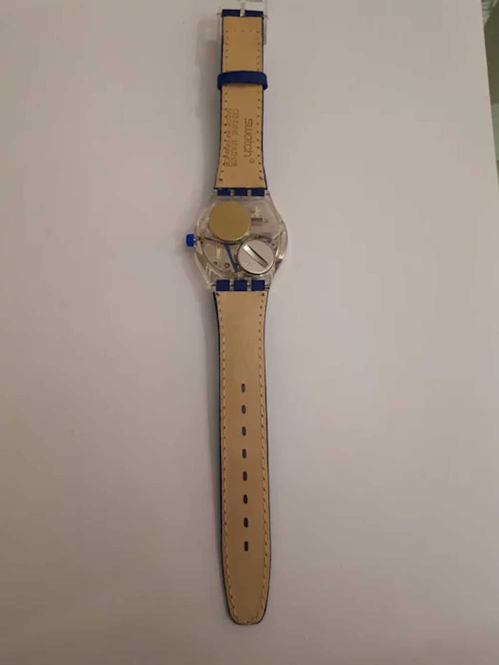 Swatch Watch Musicall SLK100 Tone in Blue 1993 Je… - image 5