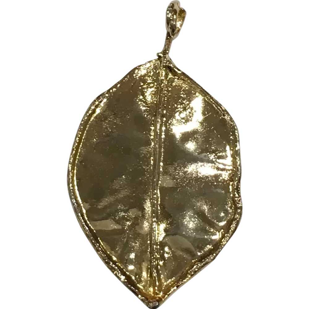 Single Greek Leaf Pendant created by Joanne Cooper - image 1