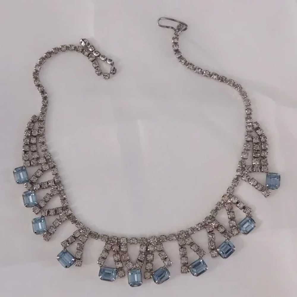 Vintage L'Amour Necklace, Bracelet, & Earrings bl… - image 3