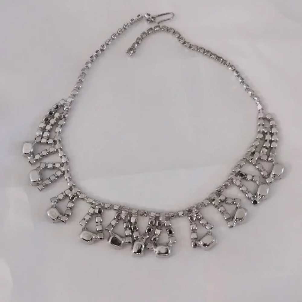 Vintage L'Amour Necklace, Bracelet, & Earrings bl… - image 4