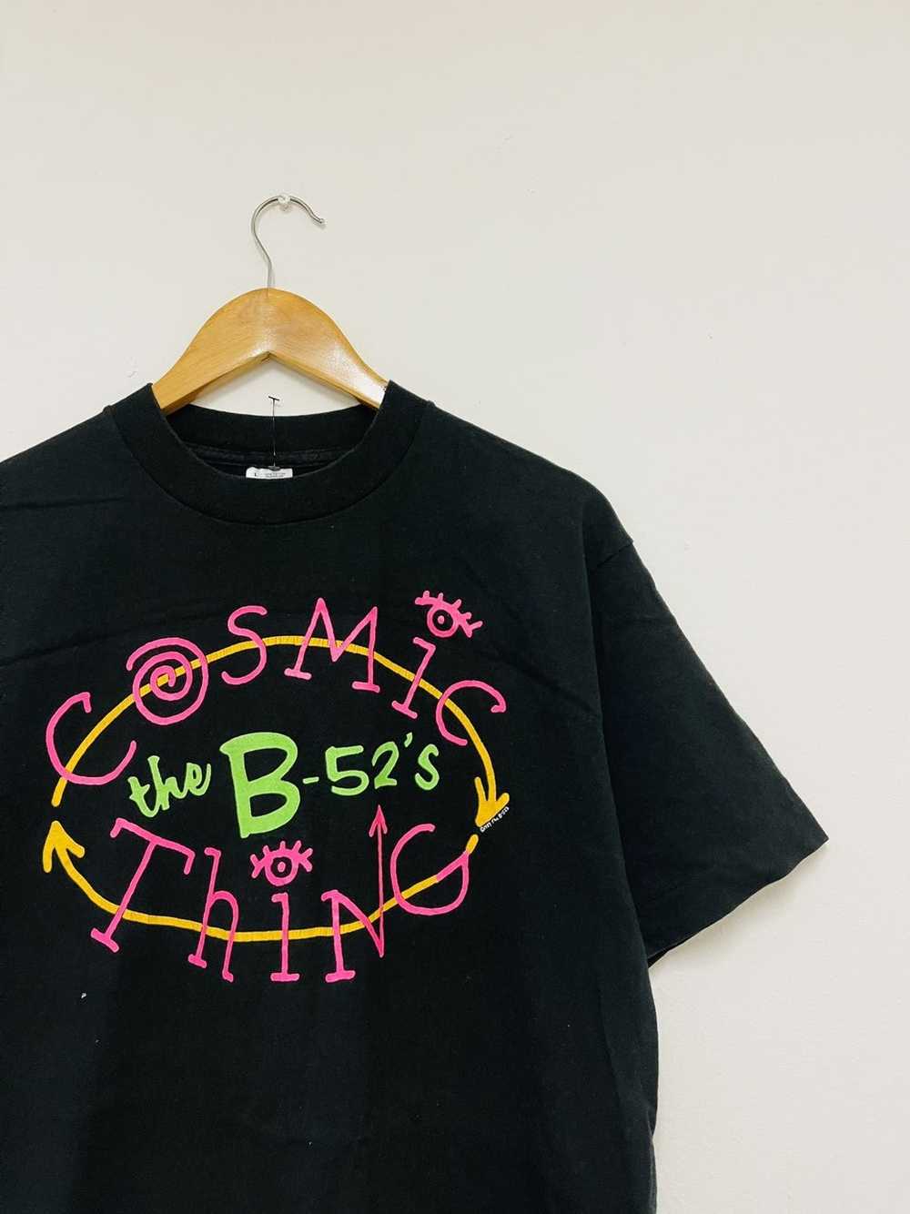 Band Tees × Vintage Vintage The B-52’s “ Cosmic T… - image 2