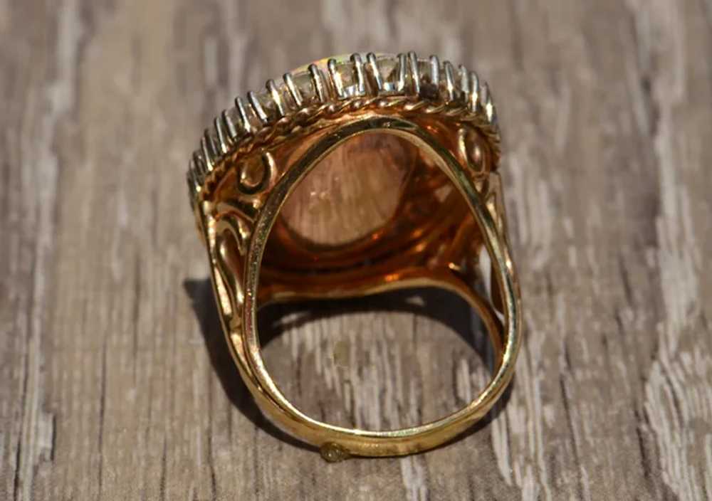 Impressive 22 Carat Natural Australian Opal Ring … - image 6