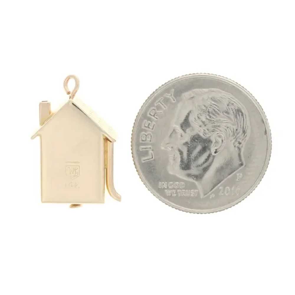 Yellow Gold Home Sweet Home Couple Charm - 14k Ne… - image 3