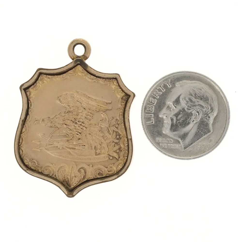 Gold Filled Odd Fellows Victorian Fob Pendant - A… - image 3