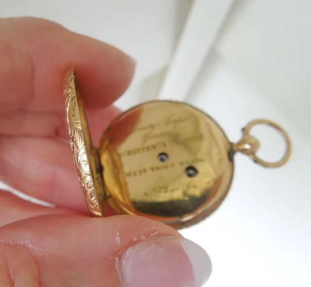 18 ct Hunter case pocket watch, 1820 - image 3