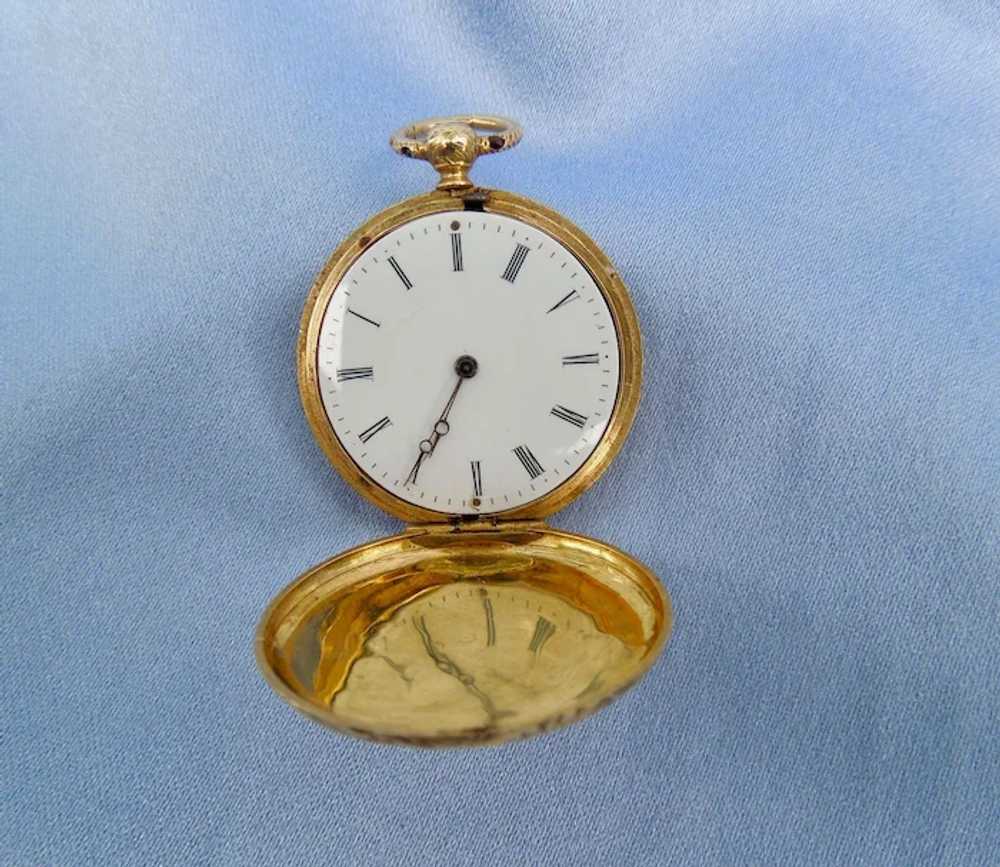 18 ct Hunter case pocket watch, 1820 - image 4