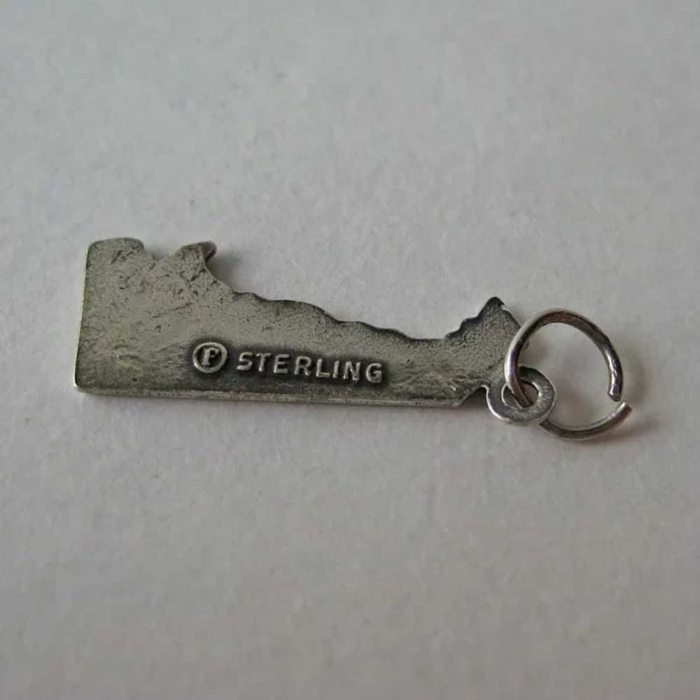 Vintage Delaware Sterling State Charm / Sterling … - image 2