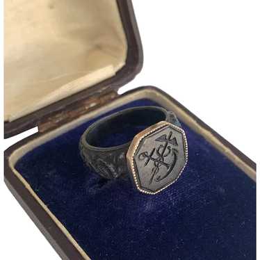 Rare Berlin Iron Gold Ring